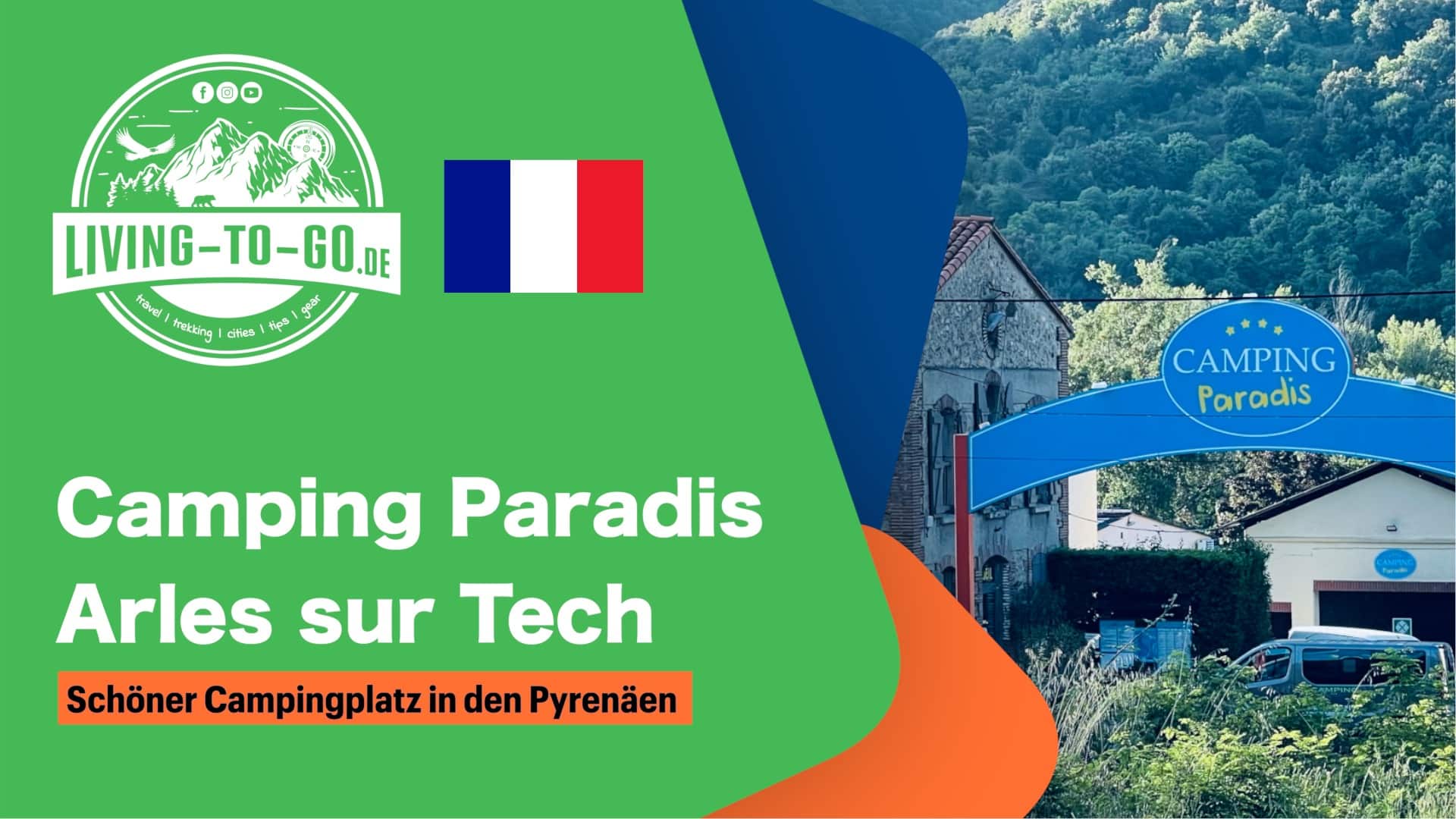 Camping Paradis Arles sur Tech Frankreich