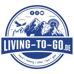 livingtogo-fan-shop-logo-blau-maenner-premium-t-shirt